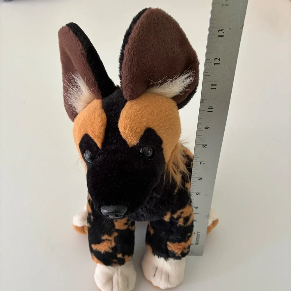 Wild Republic African Wild Dog Painted Wolf Plush Stuffed Animal 12 Inch Safari